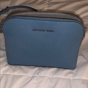 Blue Michael Kors Purse